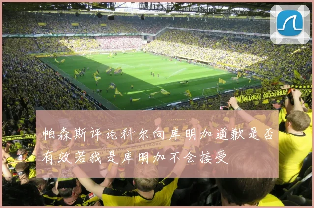 帕森斯评论科尔向库明加道歉是否有效若我是库明加不会接受