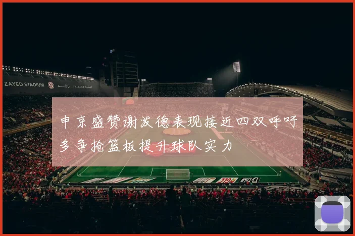 申京盛赞谢泼德表现接近四双呼吁多争抢篮板提升球队实力
