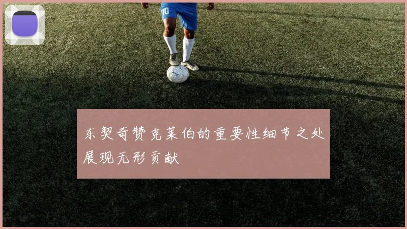 东契奇赞克莱伯的重要性细节之处展现无形贡献